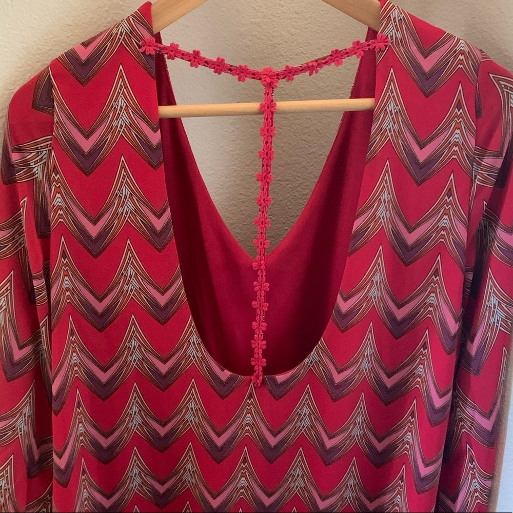 Fun Pink Pattern Dress - Picture 3 of 6